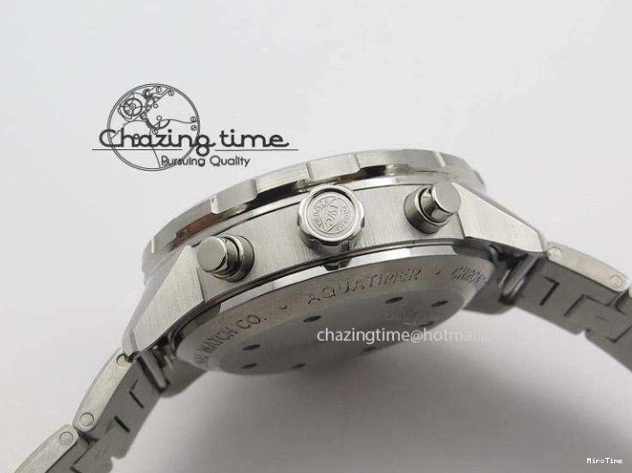 MIROTIME 0504 Classic Aquatimer Chrono IW376803 V6F 1:1 Best Edition Black Dial On SS Bracelet A 7361
